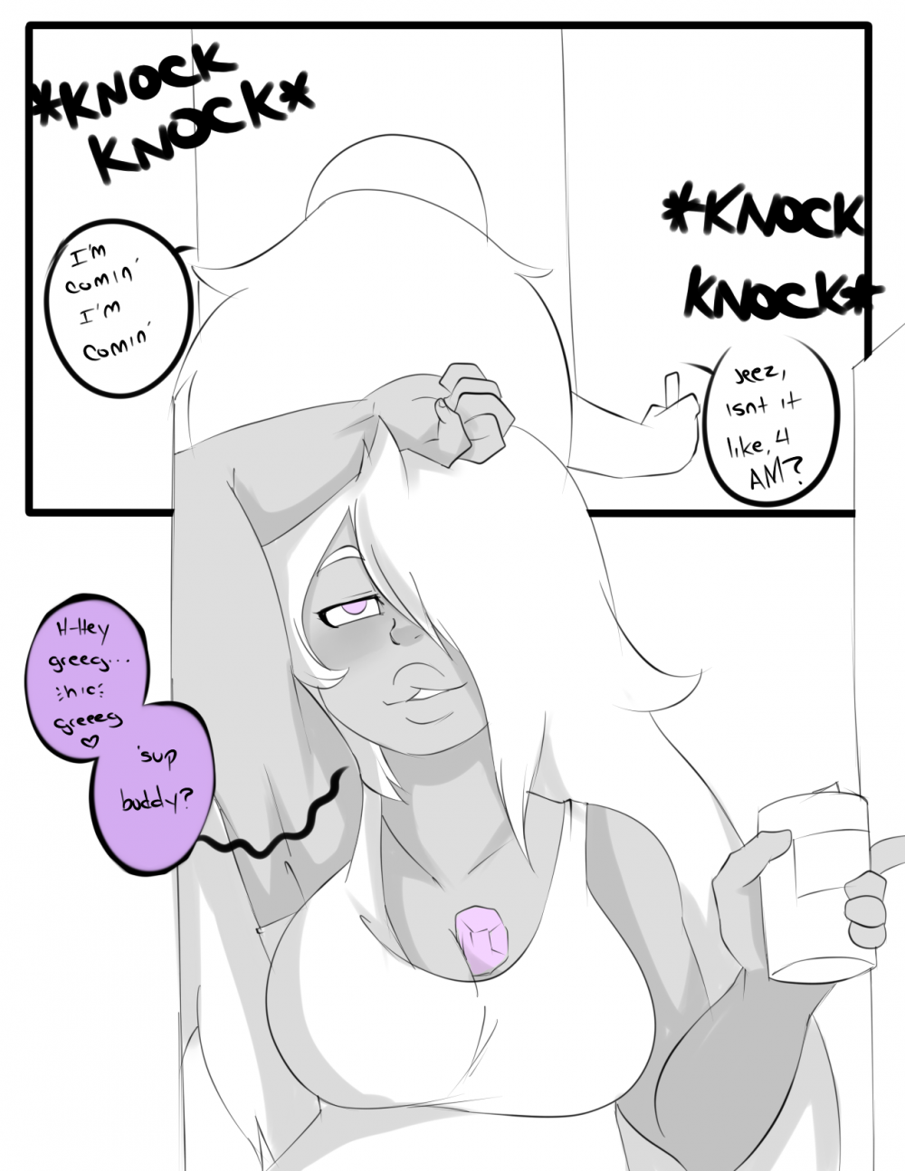 Amethyst's drinking problem